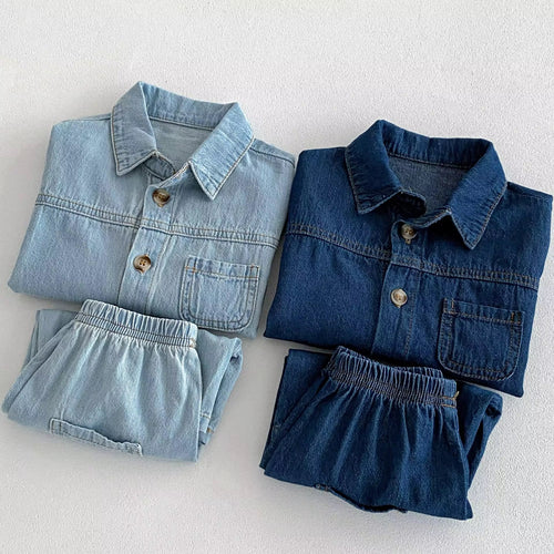 Baby Blues Denim Set