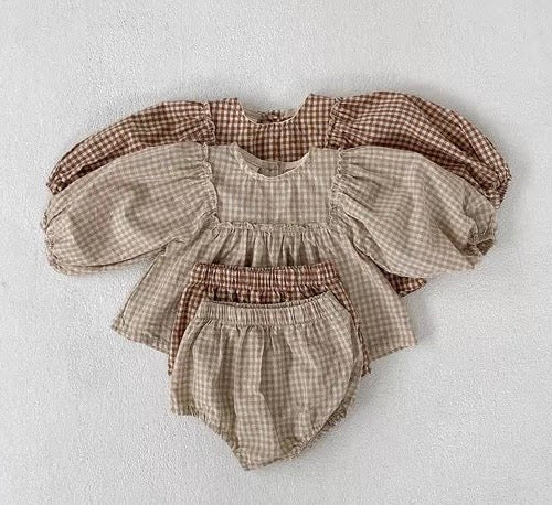 Greta Gingham Set