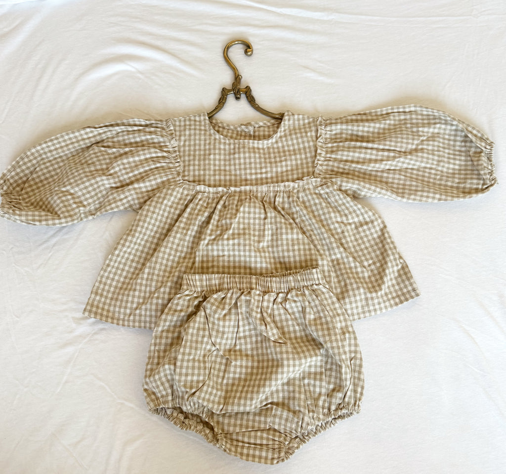 Greta Gingham Set