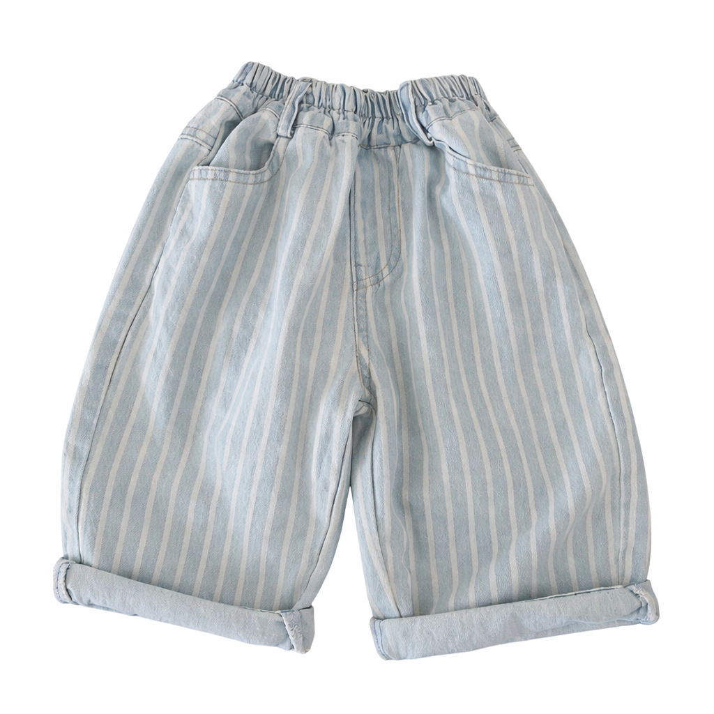 Light Blue Striped Jeans