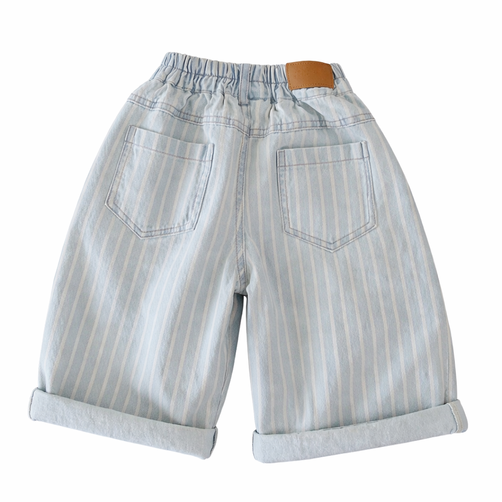 Light Blue Striped Jeans