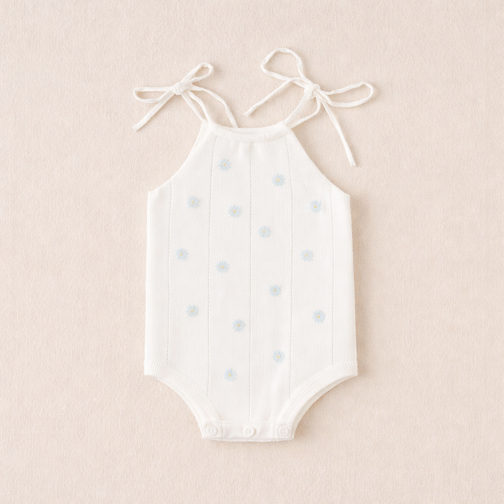 Tiny Bloom Halter Romper